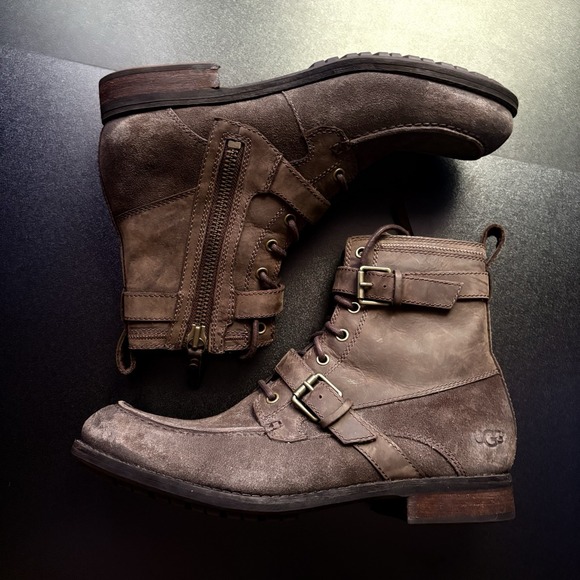 UGG Australia Olmstead 1005086 Brown Waterproof Lace Up Boots shoes Men's US 11 - Picture 1 of 8